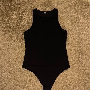 Express Black Body Contour Bodysuit